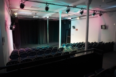 Studio as theatre with lighting