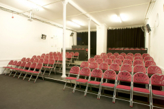 Studio viewed from the stage
